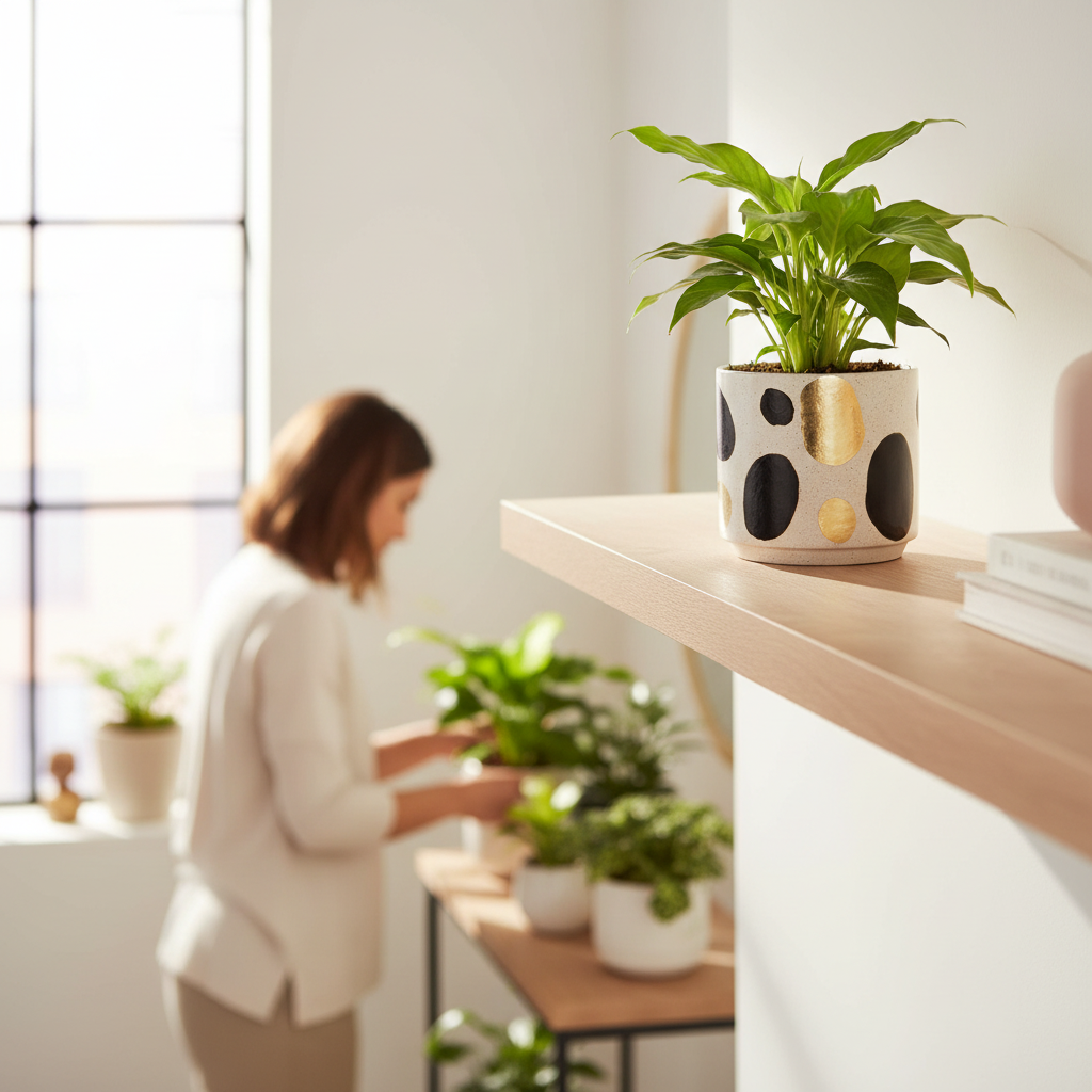 Yuri Small Ceramic Planter