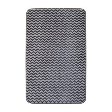 Soak Chevron Bath And Pedestal Mat Set