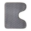 Soak Chevron Bath And Pedestal Mat Set