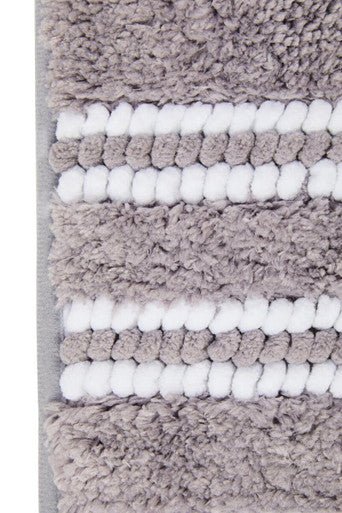 Soak Large Light Grey Bath Mat