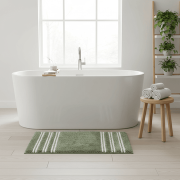 Soak Large Sage Green Bath Mat