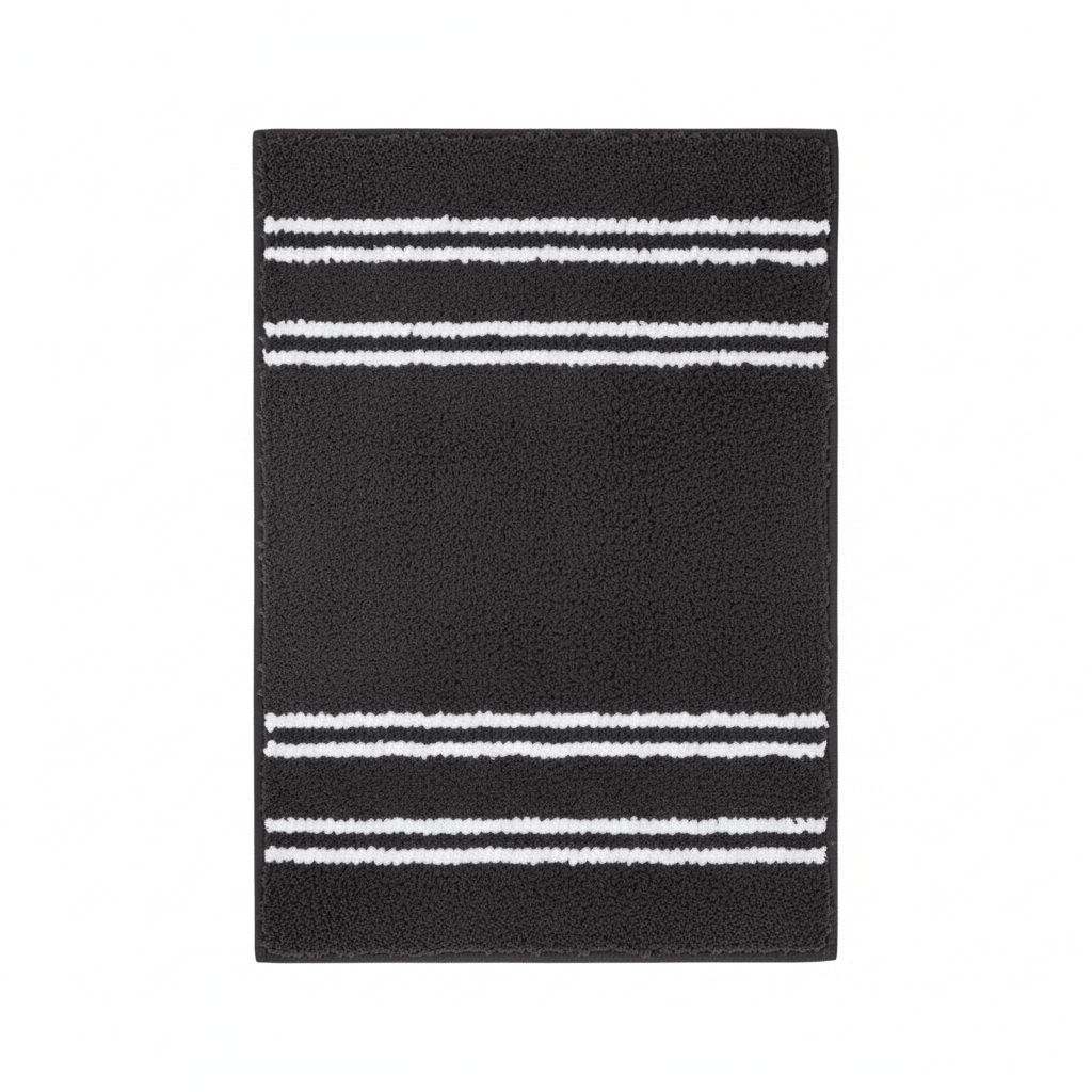 Soak Small Charcoal Grey Bath Mat