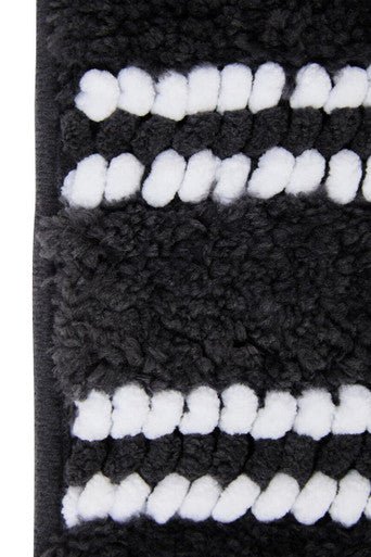Soak Small Charcoal Grey Bath Mat
