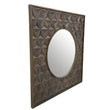 Solana Brown Mango Wood Wall Mirror