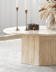 Solveig Marble Round Coffee Table