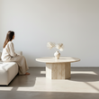 Solveig Marble Round Coffee Table