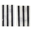 Soma Set of Two Striped White Marble Bookends
