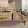 Soma Set of Two Striped White Marble Bookends