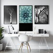 Soothing Wall Art | Set of 3 African Wildlife Wall art Prints