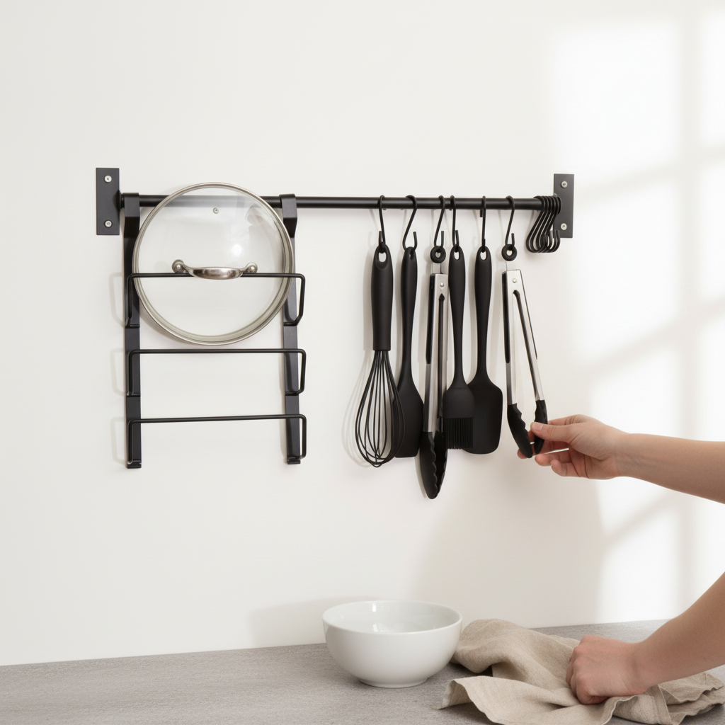 Sorello Matt Black Hanging Rail
