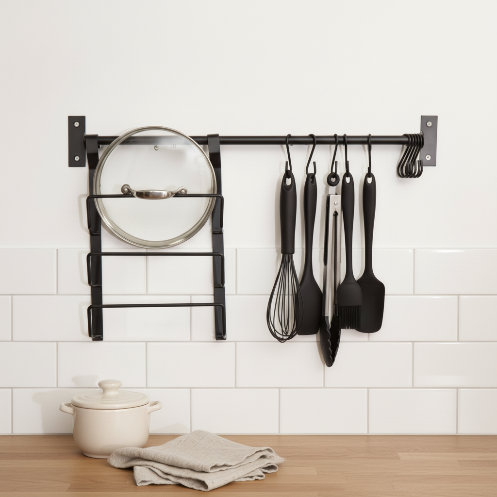 Sorello Matt Black Hanging Rail