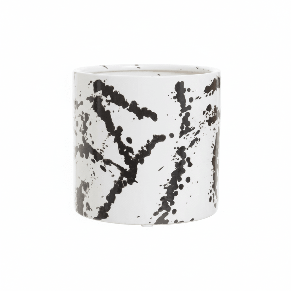 Sorrell Black And White Small Planter
