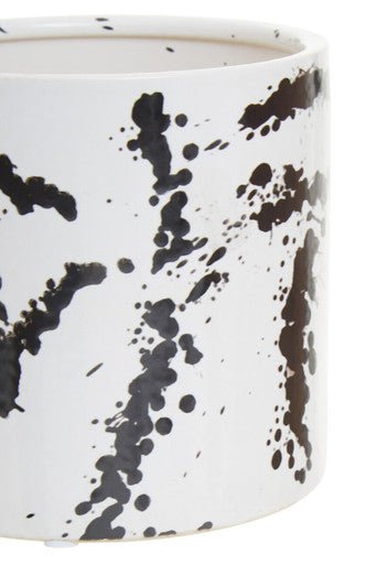 Sorrell Black And White Small Planter