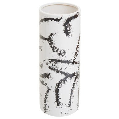 Sorrell Large Black And White Ceramic Vase