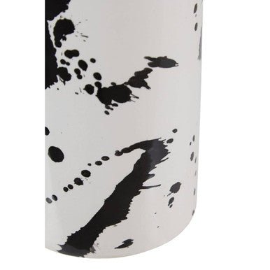 Sorrell Small Black And White Ceramic Vase