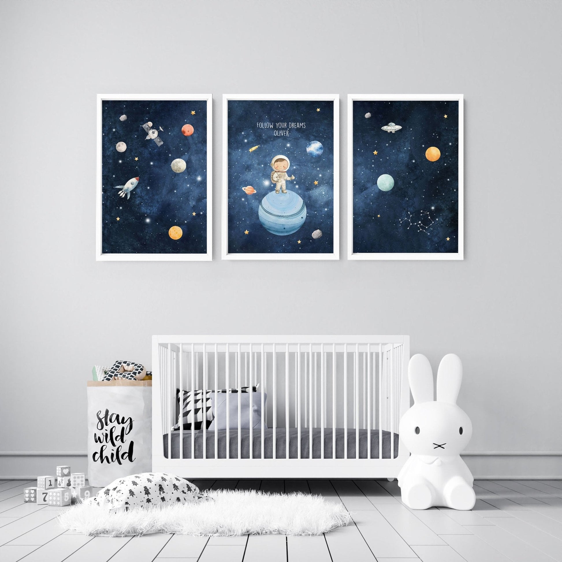 Space Artwork | Set of 3 wall art prints