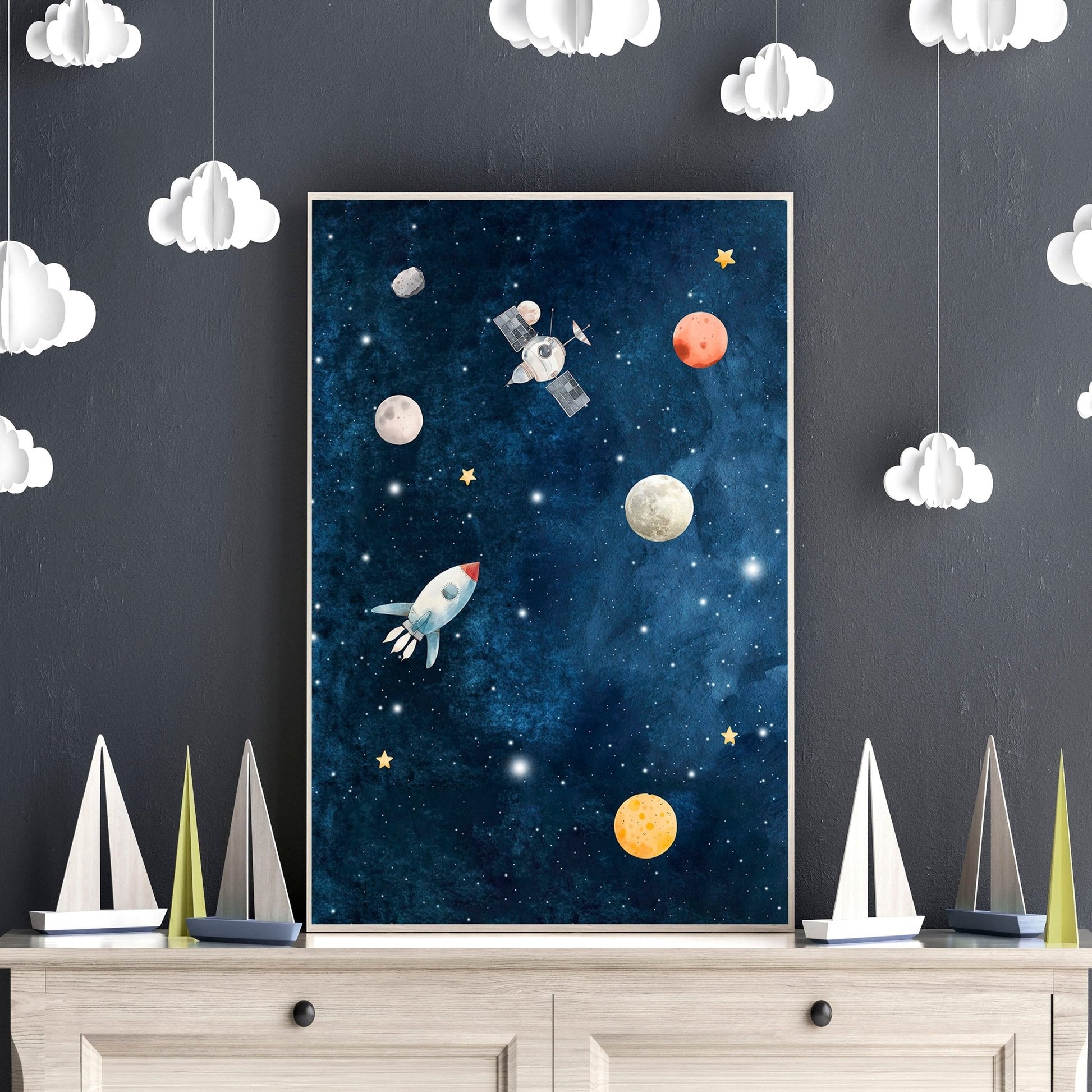 Space Artwork | Set of 3 wall art prints