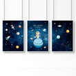 Space Artwork | Set of 3 wall art prints