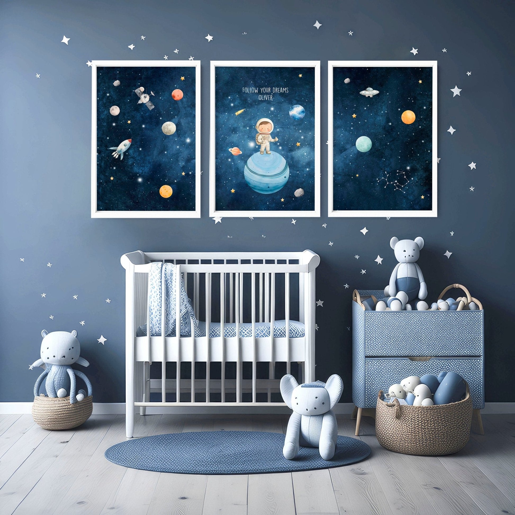 Space Artwork | Set of 3 wall art prints