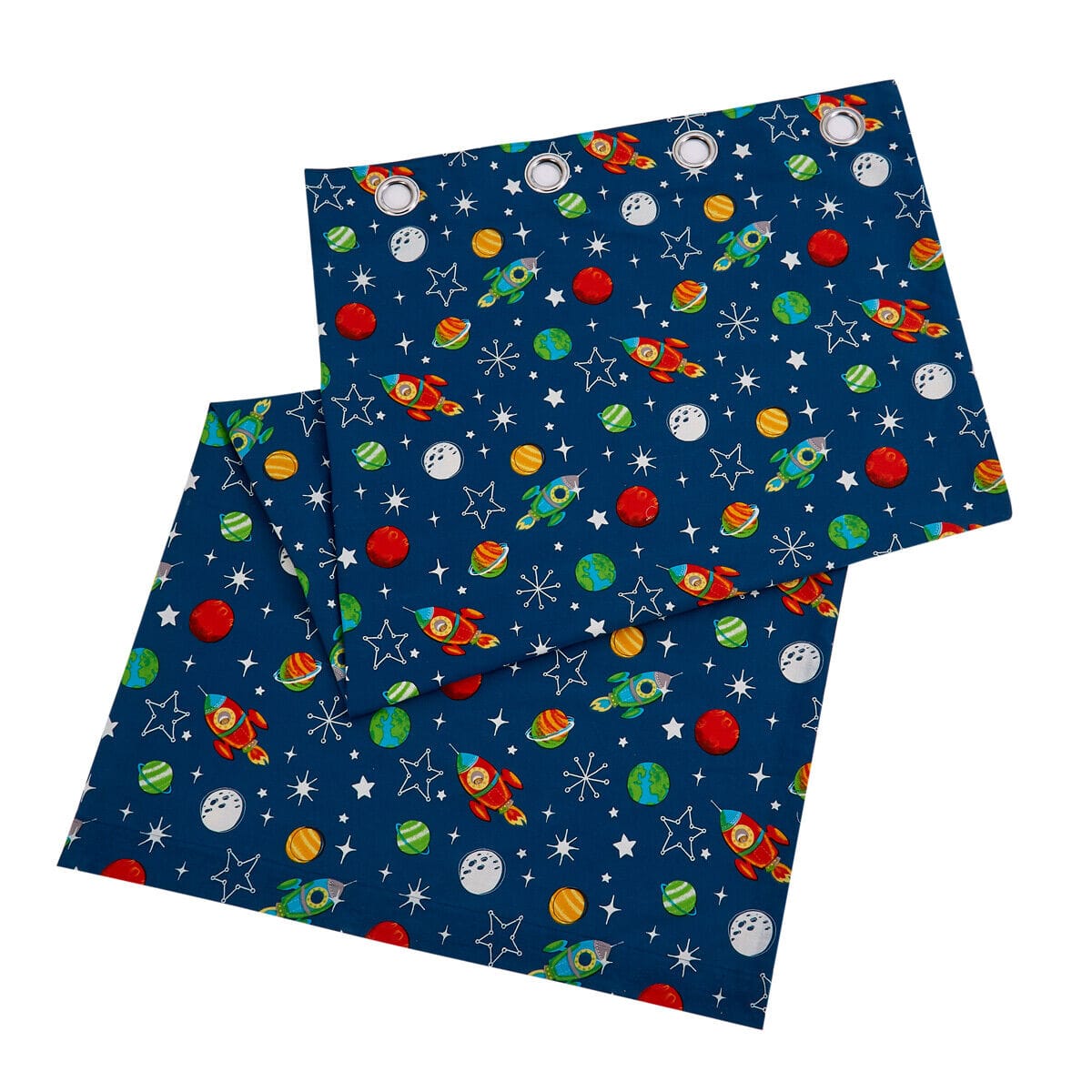 Space Explorer Kids Duvet Cover Set with Pillowcase Cotton Blend Space Themed Bedding for Boys and Girls Bedroom Decor