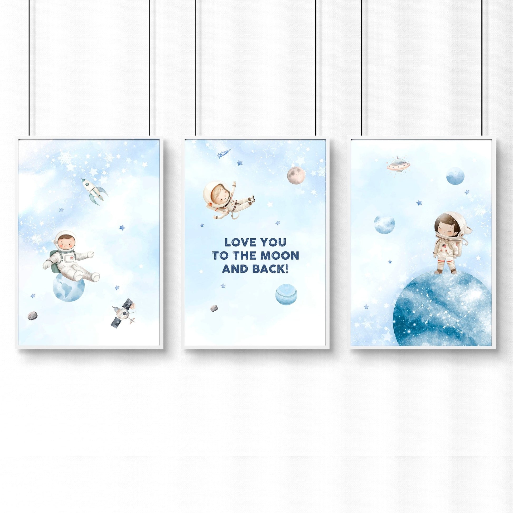 Space Wall Art | Set of 3 wall art prints