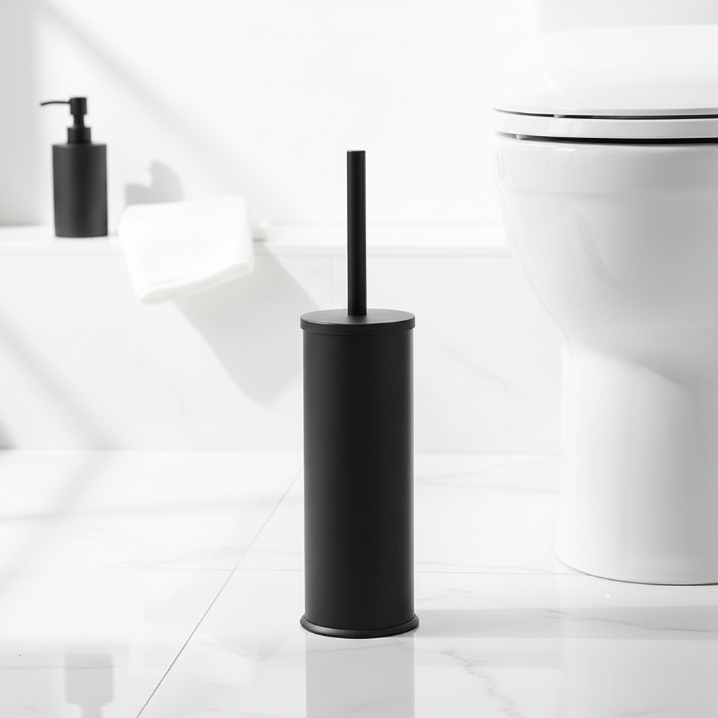 Space Aluminum Toilet Brush To Wash The Toilet Without Dead Ends