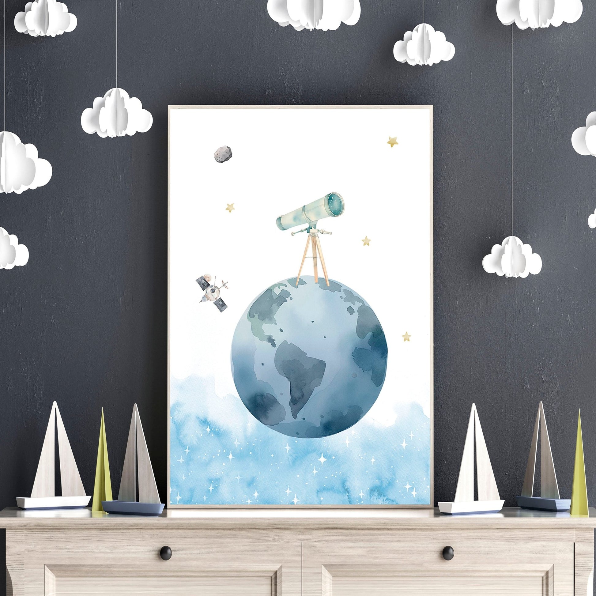 Spacecraft Art | Set of 3 wall art prints