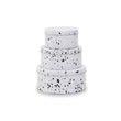 Speckled Set Of 3 Cake Storage Tins