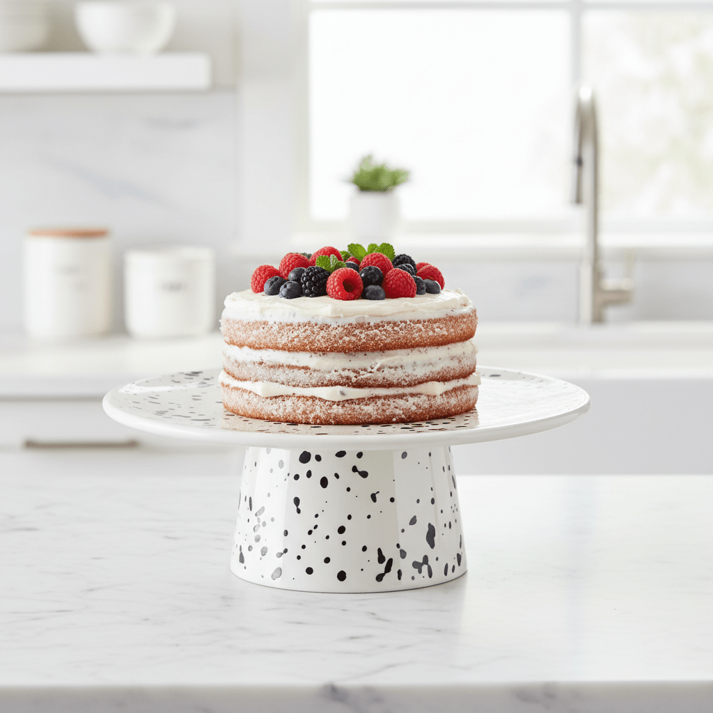 Speckled Cake Stand