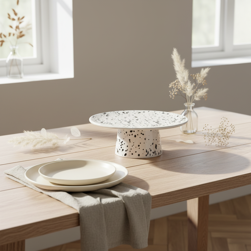 Speckled Cake Stand