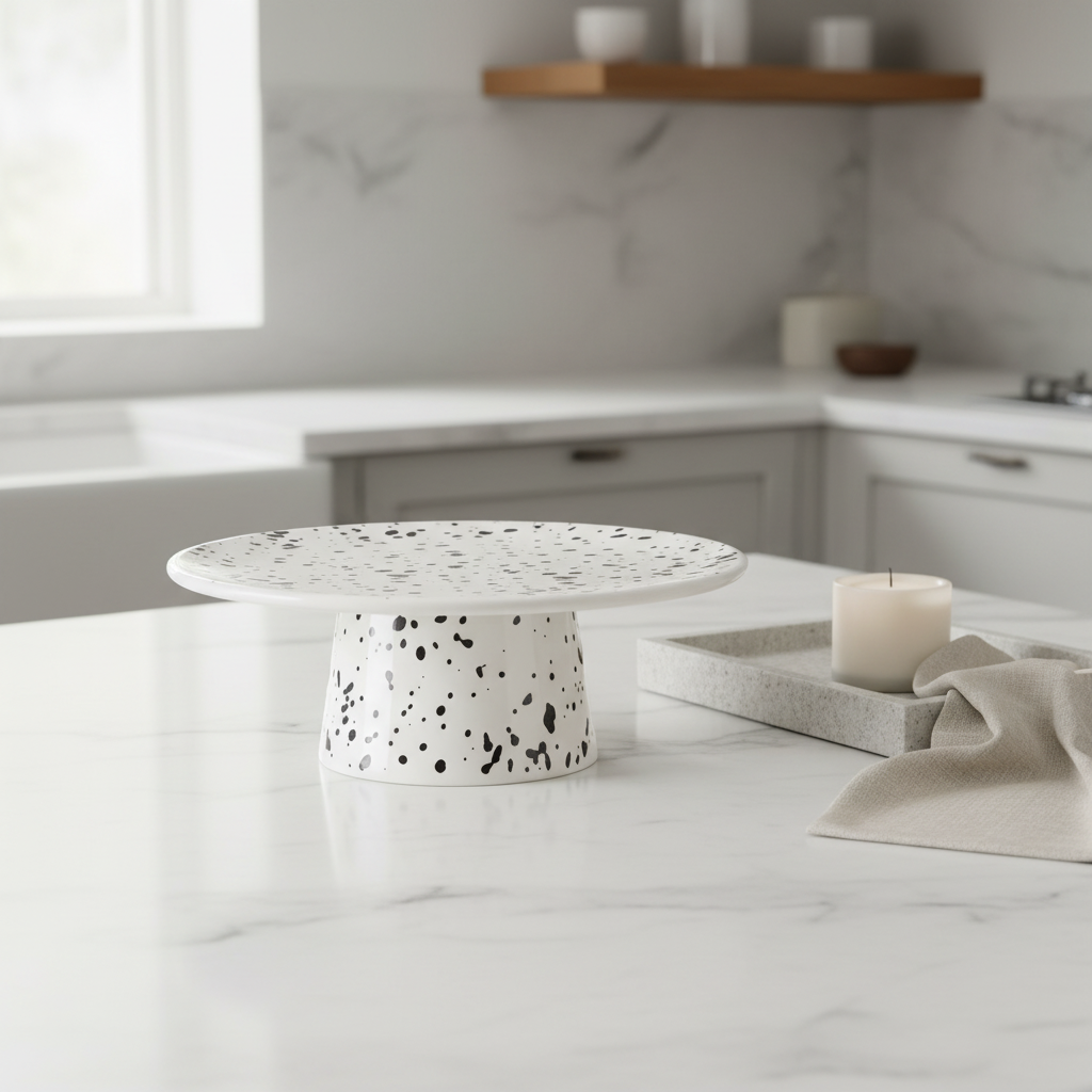 Speckled Cake Stand