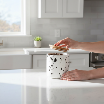 Speckled Medium Storage Canister