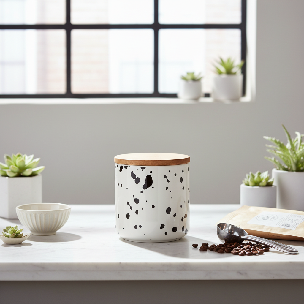 Speckled Medium Storage Canister