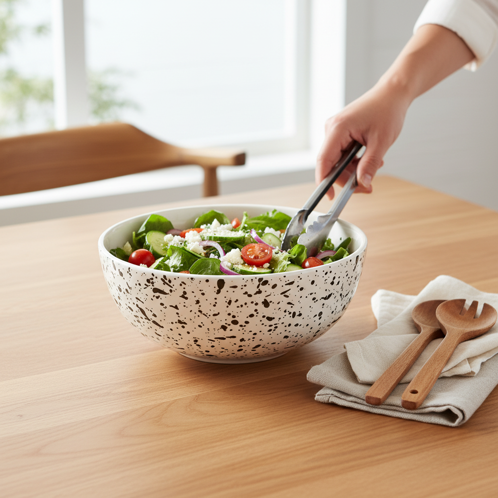 Speckled Salad Bowl