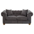 Spencer 2 Seat Grey Fabric Sofa