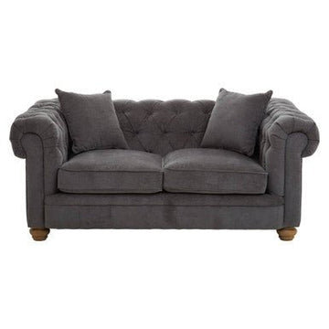 Spencer 2 Seat Grey Fabric Sofa