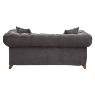 Spencer 2 Seat Grey Fabric Sofa