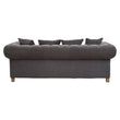 Spencer Three Seat Grey Fabric Sofa