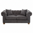 Spencer 2 Seat Grey Fabric Sofa