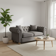 Spencer 2 Seat Grey Fabric Sofa