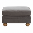 Spencer Grey Fabric Footstool