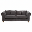 Spencer Three Seat Grey Fabric Sofa