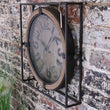 Square Frame Industrial Wall Clock