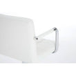 Starz White Leather Effect Bar Chair