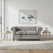 Stella Two Seat Grey Linen Sofa