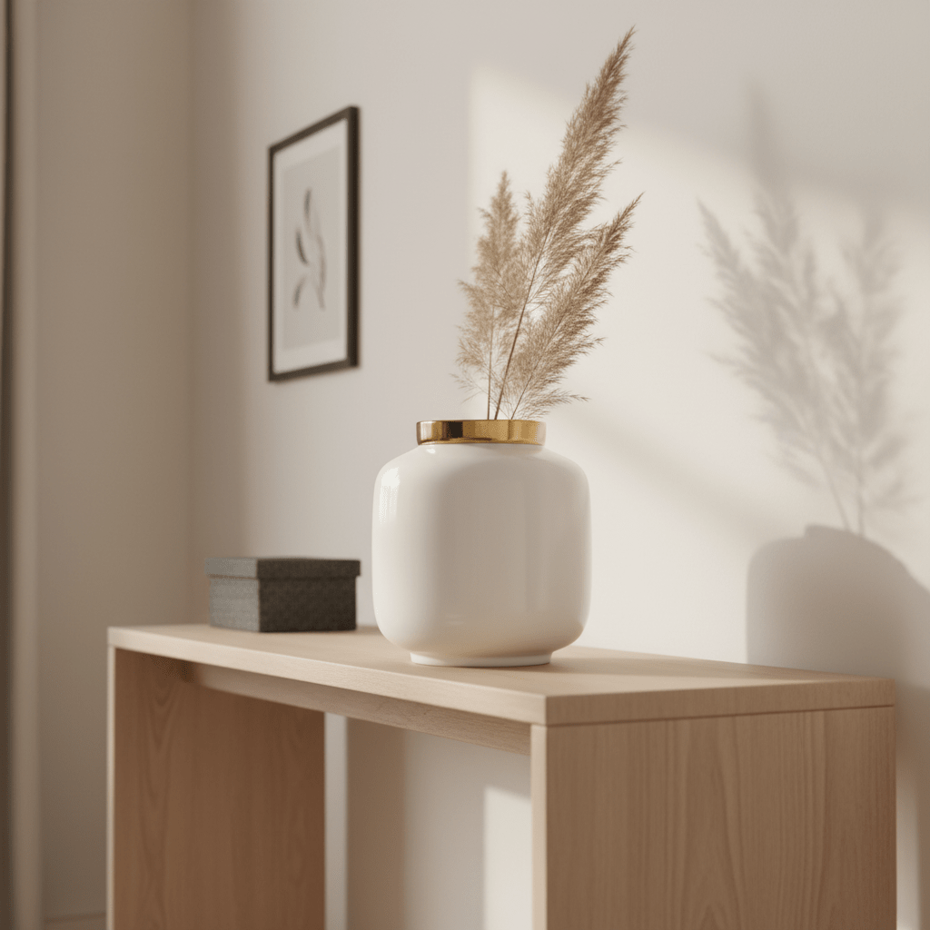 Stellar Metallic Vase