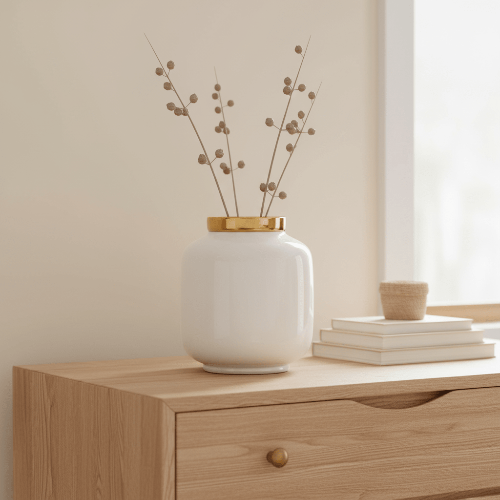 Stellar Metallic Vase