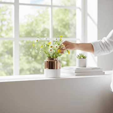 Stellar Small Metallic Vase