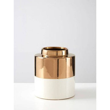 Stellar Small Metallic Vase