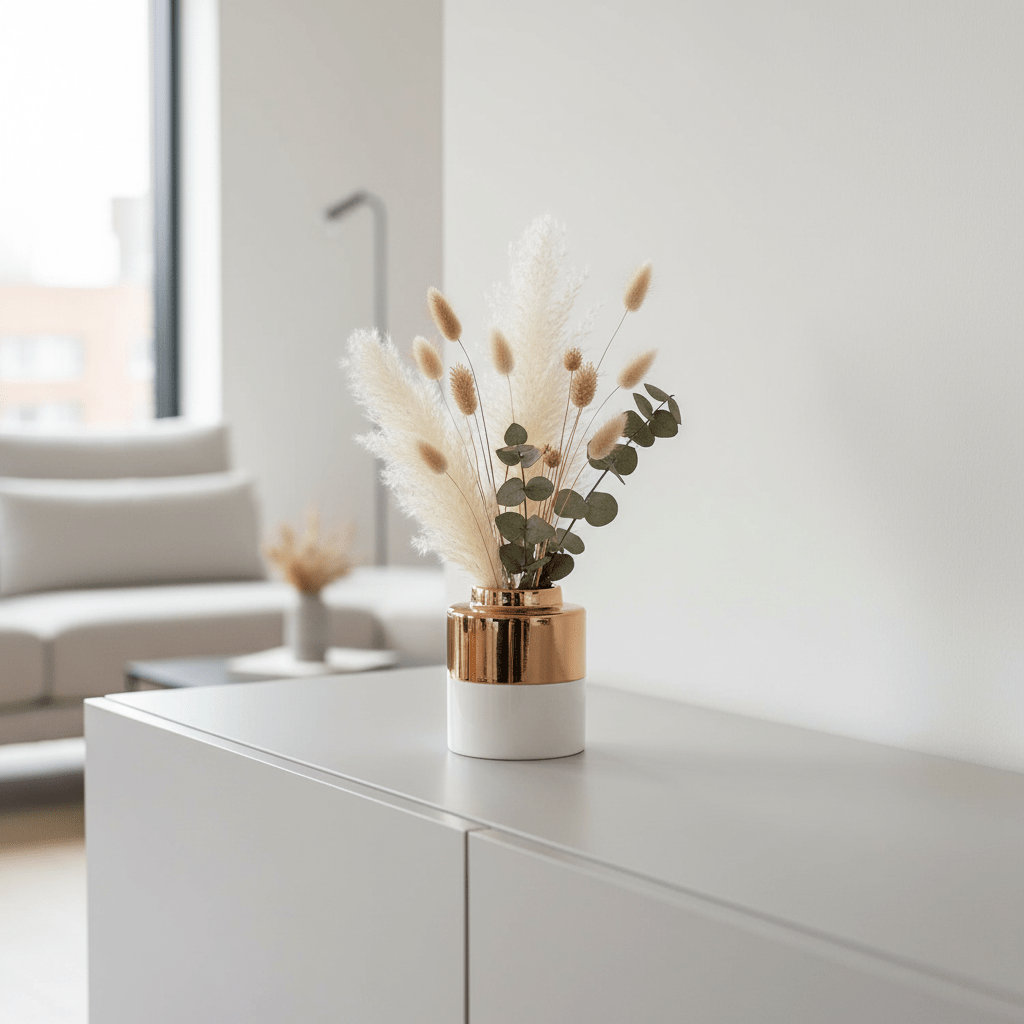 Stellar Small Metallic Vase